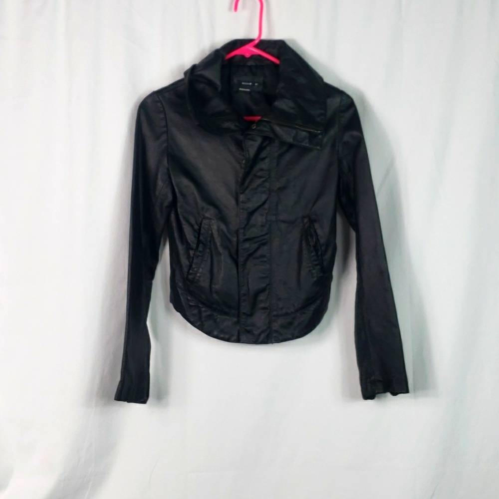 0217 nixon back leather jacket - Picture 2 of 5